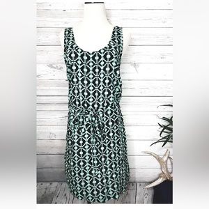 Forever 21 Mint and Black Bodice Dress Sz Medium